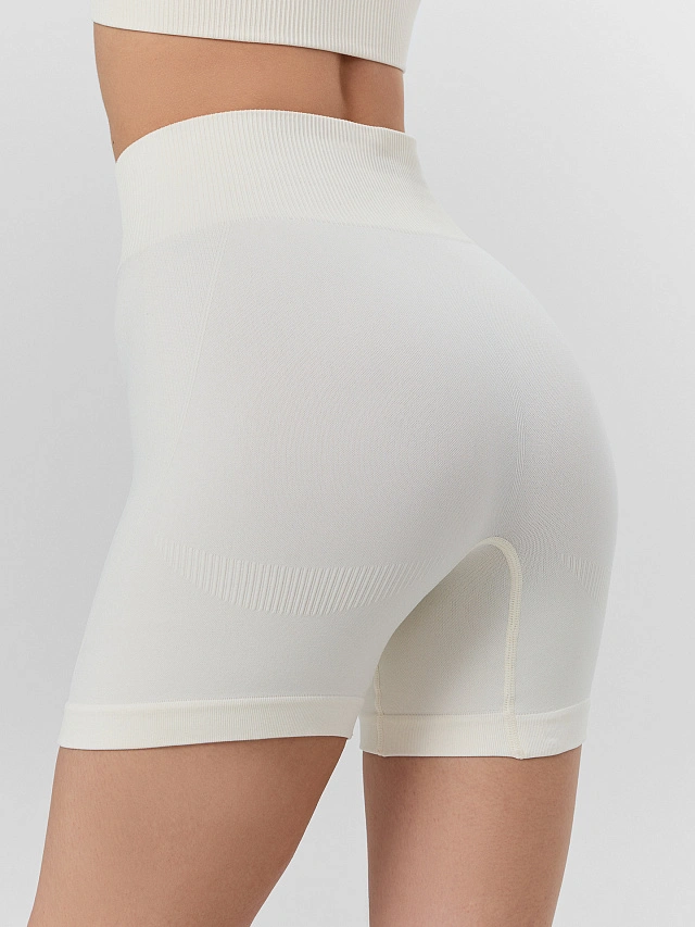 Шорты женские молочные - 5