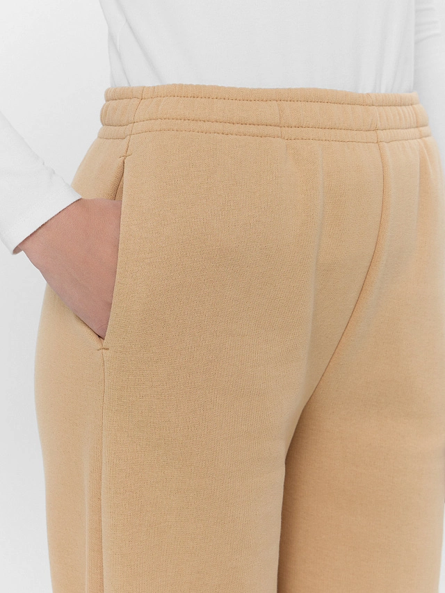 Брюки для девочек бежевые - 3