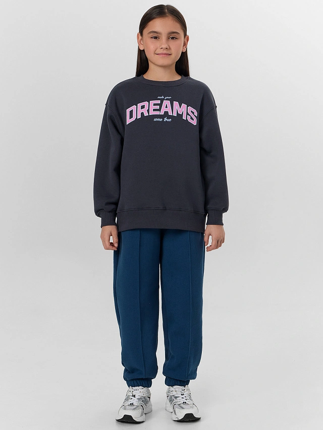 Брюки для девочек синие - 4