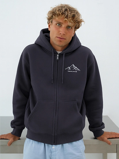 картинка Жакет на молнии серый от магазина мужской одежды Mark Formelle