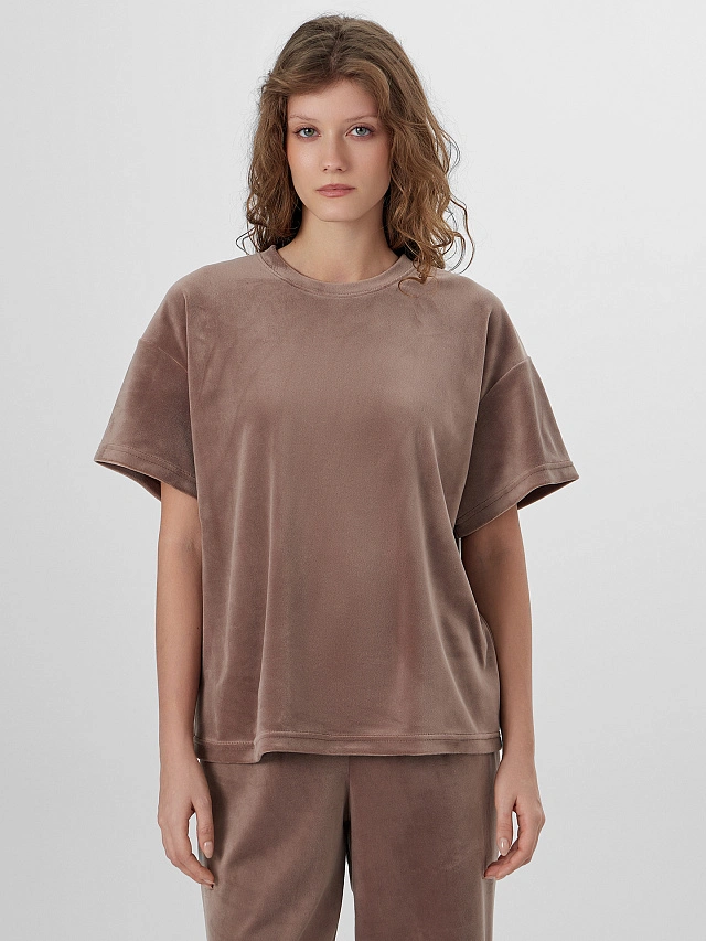 Комплект женский велюровый домашний - 3