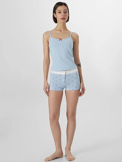 картинка Комплект домашний женский голубой от магазина стильной одежды Mark Formelle