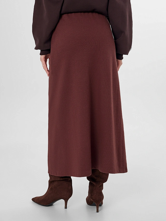 Юбка женская бордовая - 5