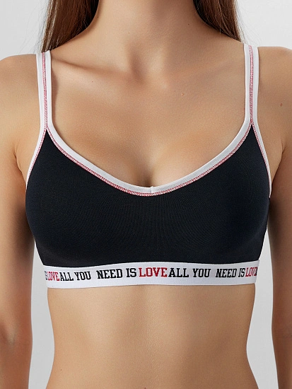 картинка Бюстье женское черное от магазина стильной одежды Mark Formelle