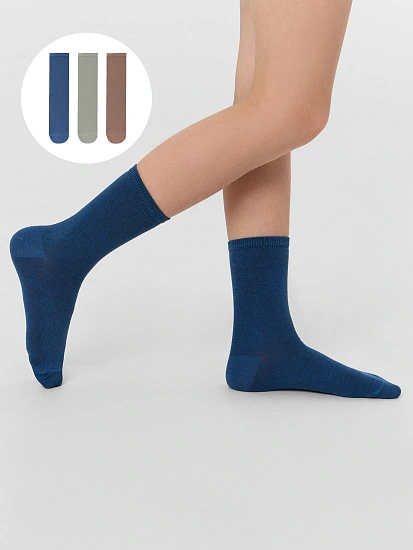 картинка НОСКИ ДЕТСКИЕ (3 пары) от известного бренда одежды для девочек Mark Formelle