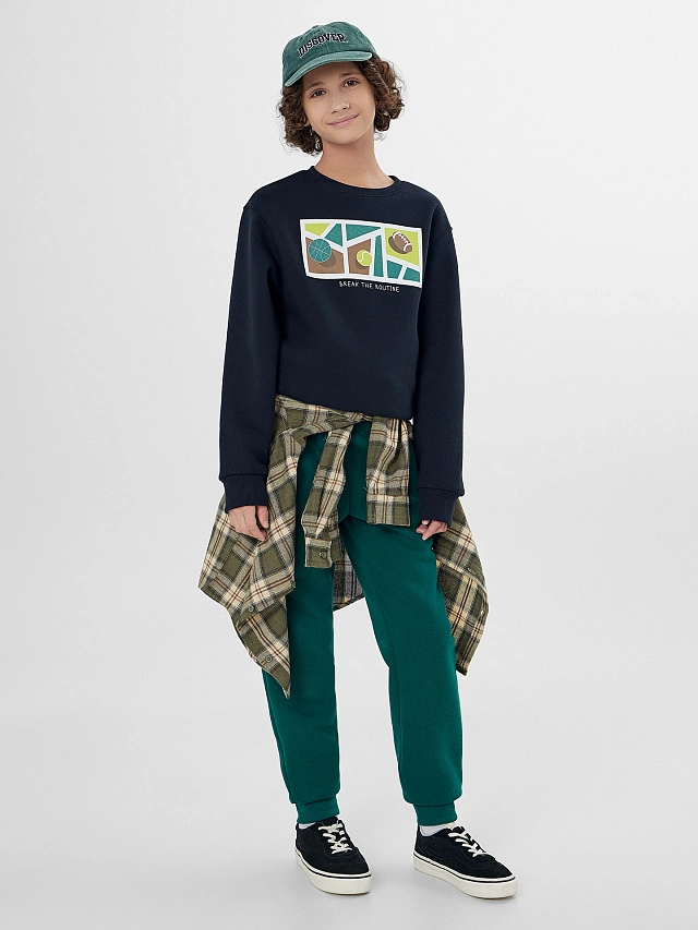 КОМПЛЕКТ ДЛЯ МАЛЬЧИКОВ (ДЖЕМПЕР, БРЮКИ) - 9