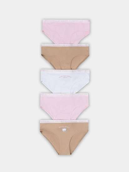 картинка ТРУСЫ ДЛЯ ДЕВОЧЕК (5ШТ.) от известного бренда одежды для девочек Mark Formelle
