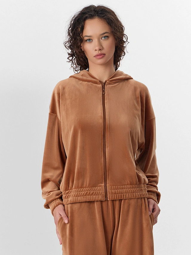 Комплект женский велюровый домашний - 5