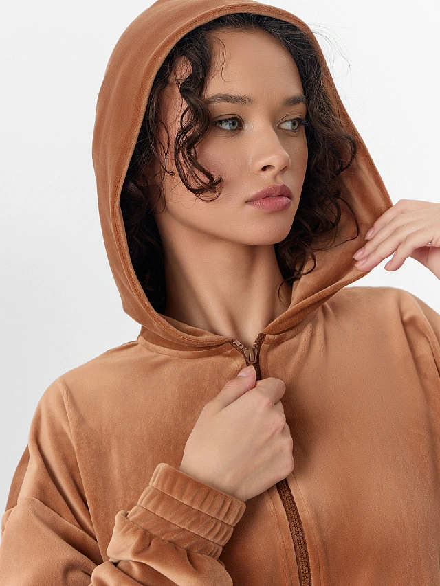 Комплект женский велюровый домашний - 7