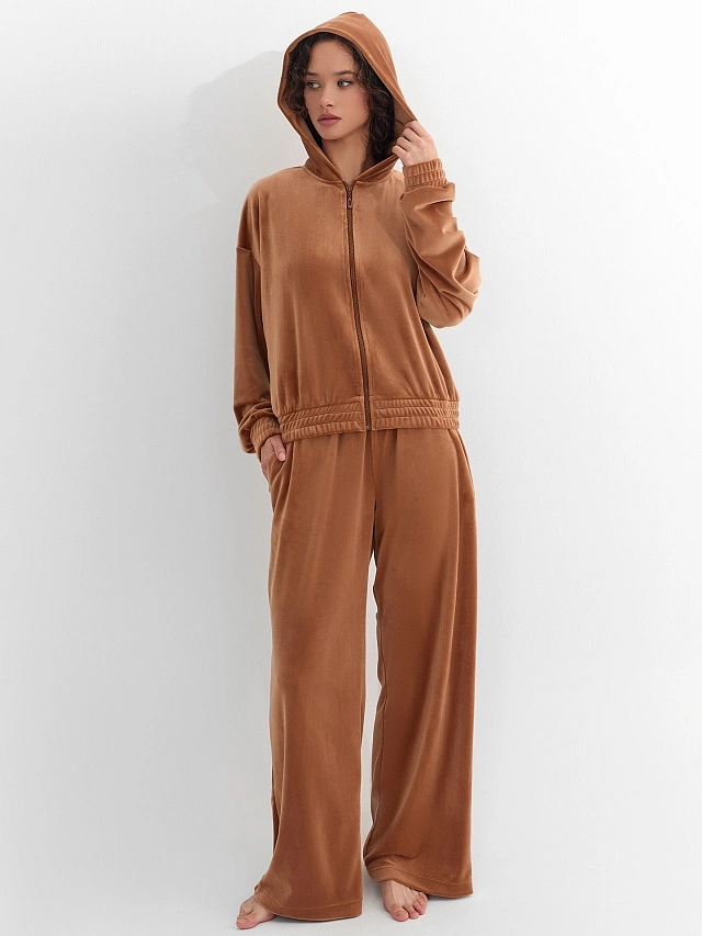 Комплект женский велюровый домашний - 9