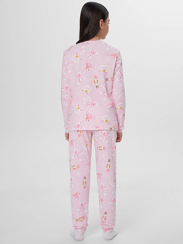 Комплект домашний для девочек розовый - 3