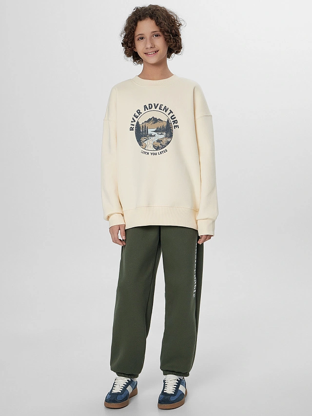 Брюки для мальчиков зеленые - 4