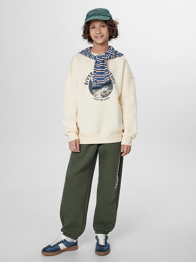 Брюки для мальчиков зеленые - 7