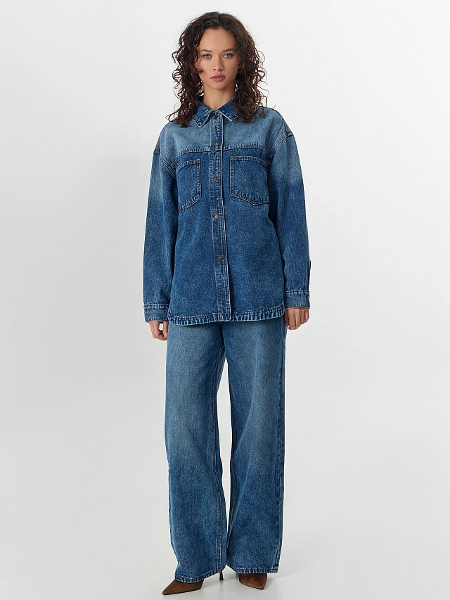 Жакет женский джинсовый - 4