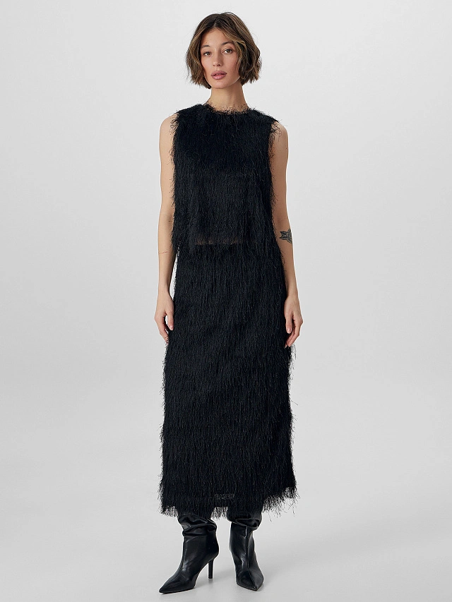 Блузка Mark Formelle x Ольга Бузова черная - 4