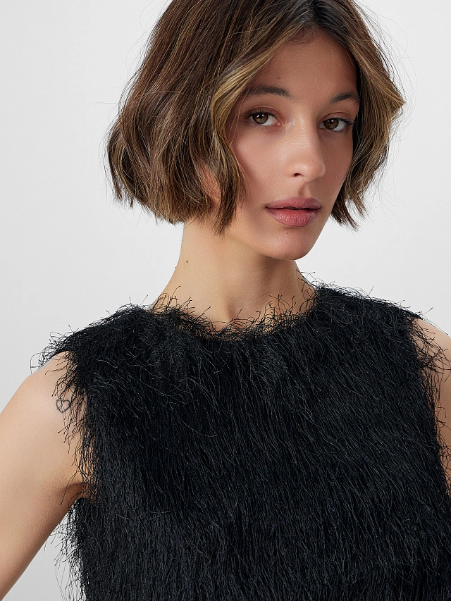 Блузка Mark Formelle x Ольга Бузова черная - 5