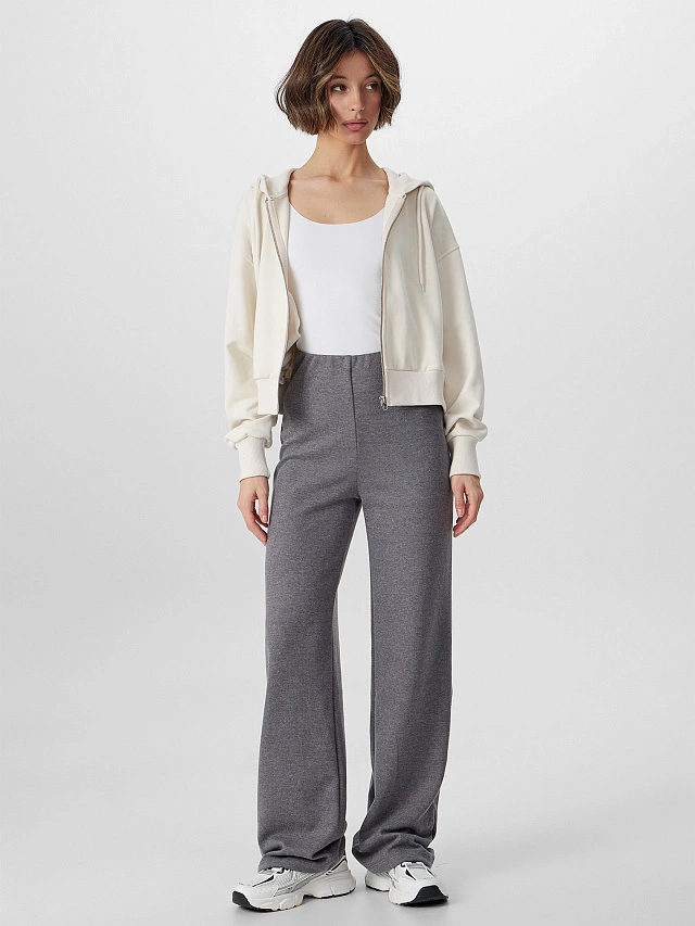 Брюки женские серые - 4