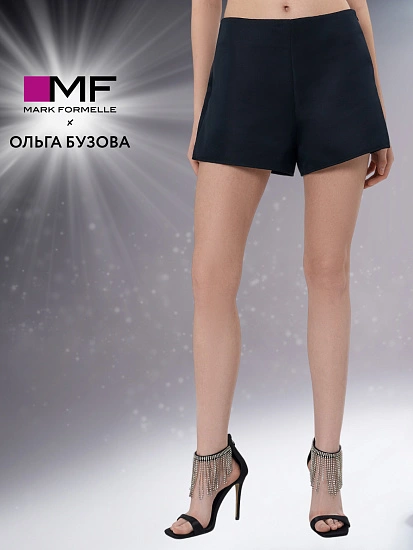 картинка Шорты Mark Formelle x Ольга Бузова черные от магазина стильной одежды Mark Formelle