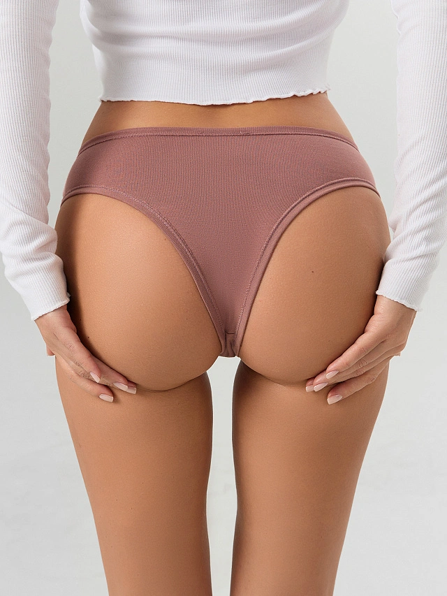 Трусы бразилиана женские в наборе, 3 шт - 5