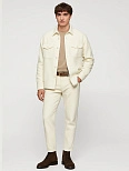 Жакет мужской на пуговицах молочный