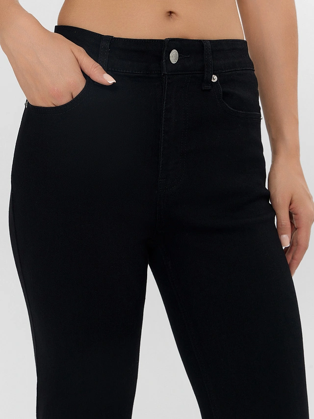 Джинсы женские Flare fit черные - 7