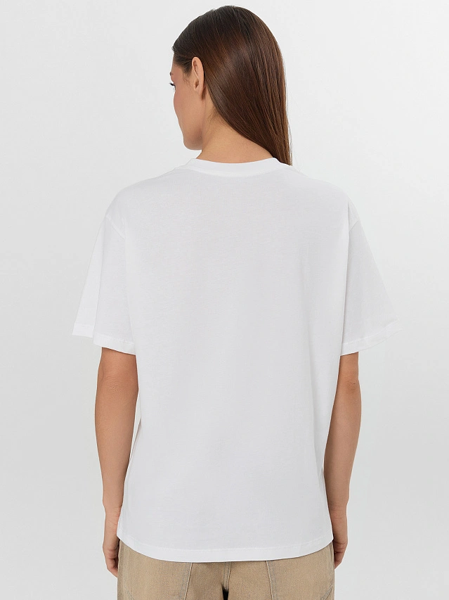 Футболка женская белая с надписью "Игристая" - 3