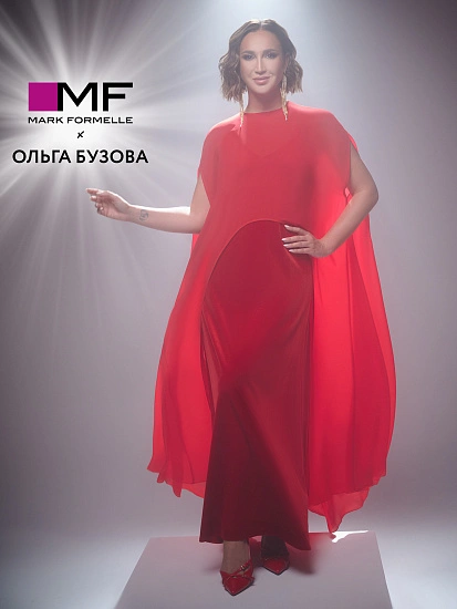 картинка Туника Mark Formelle x Ольга Бузова красная от магазина стильной одежды Mark Formelle