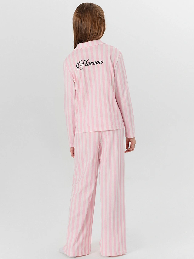 КОМПЛЕКТ ДЛЯ ДЕВОЧЕК (РУБАШКА, БРЮКИ) - 2