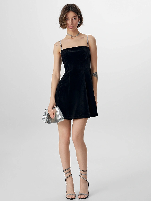 Платье женское Mark Formelle x Ольга Бузова новогоднее черное - 6