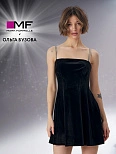 Платье женское Mark Formelle x Ольга Бузова новогоднее черное