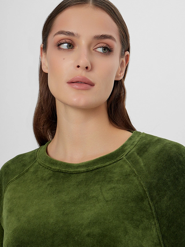 Комплект женский зеленый - 4