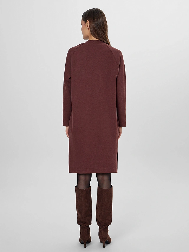 Платье женское бордовое - 3