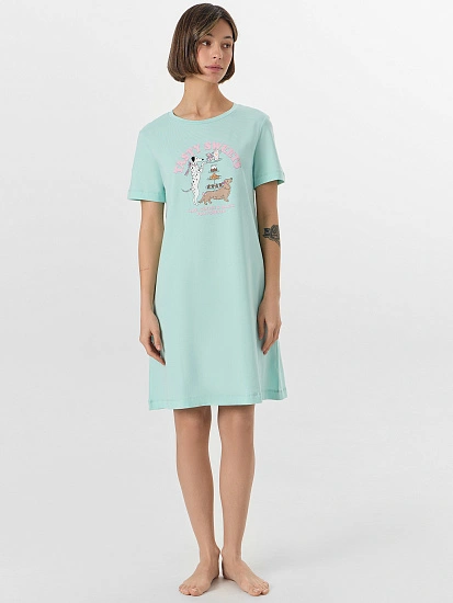 картинка Сорочка ночная женская с принтом от магазина стильной одежды Mark Formelle