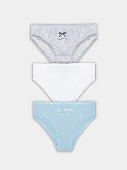 картинка ТРУСЫ ДЛЯ ДЕВОЧЕК (3ШТ.) от известного бренда одежды для девочек Mark Formelle