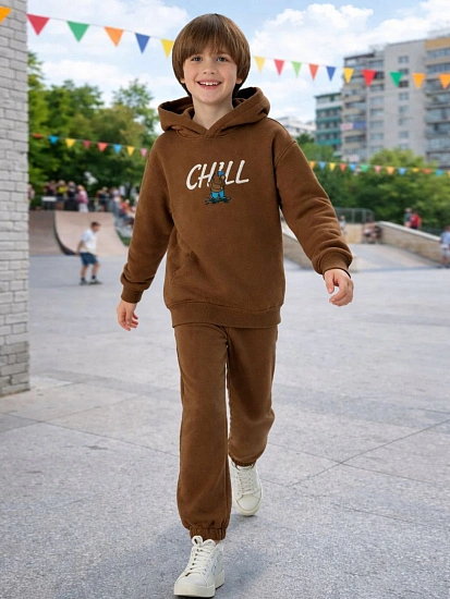 картинка КОМПЛЕКТ ДЛЯ МАЛЬЧИКОВ (ХУДИ, БРЮКИ) от магазина одежды для мальчиков от бренда Mark Formelle