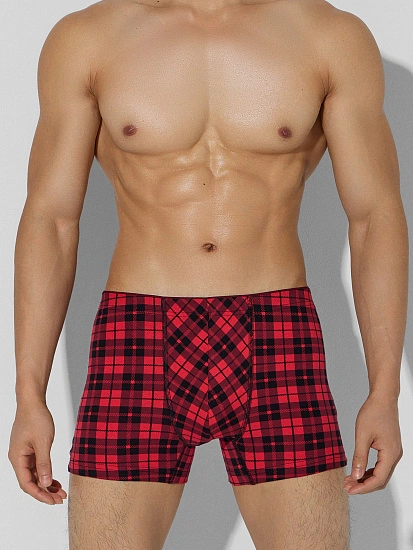 картинка Трусы боксеры мужские в клетку от магазина мужской одежды Mark Formelle