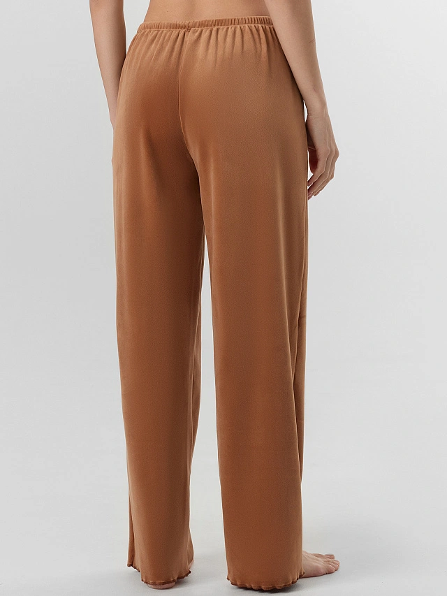 Комплект домашний женский велюровый коричневый - 8