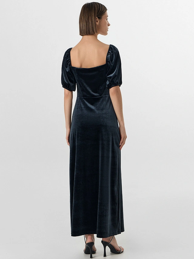 Платье женское нарядное черное - 4