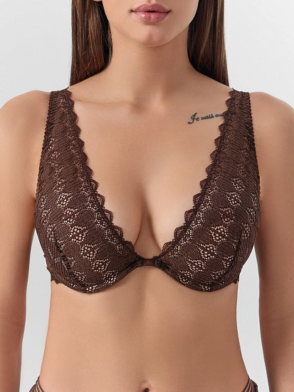 картинка Бюстгальтер женский t-shirt коричневый от магазина стильной одежды Mark Formelle