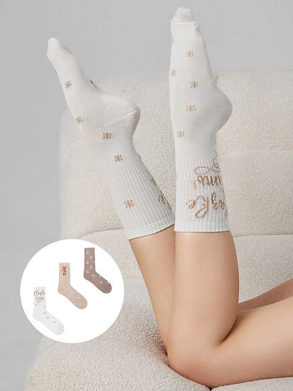 картинка НОСКИ ЖЕНСКИЕ (3 пары) от магазина стильной одежды Mark Formelle