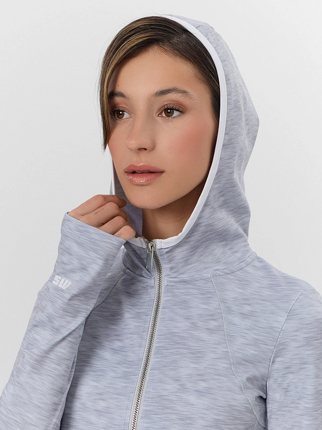 Рашгард спортивный женский серый - 6