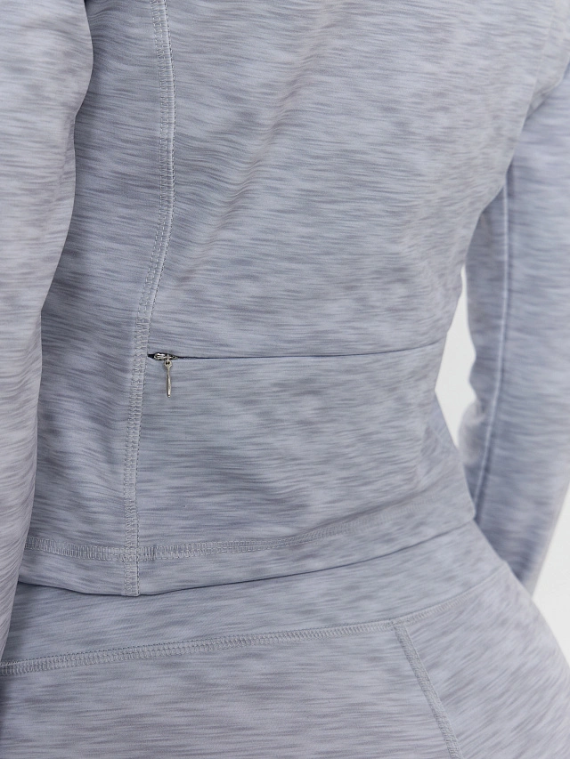 Рашгард спортивный женский серый - 8