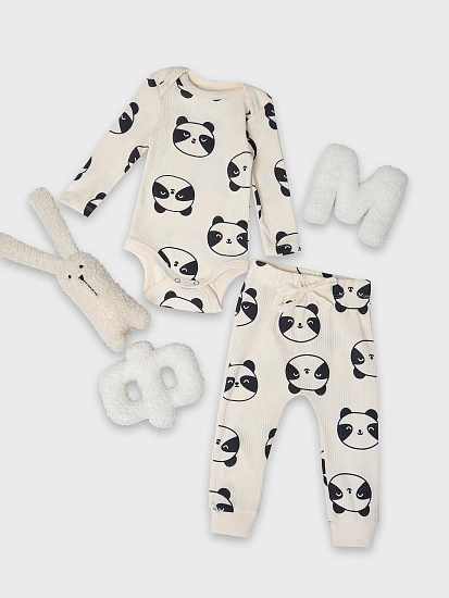 картинка КОМПЛЕКТ ДЕТСКИЙ (БОДИ, ПОЛЗУНКИ) от магазина Одежда+