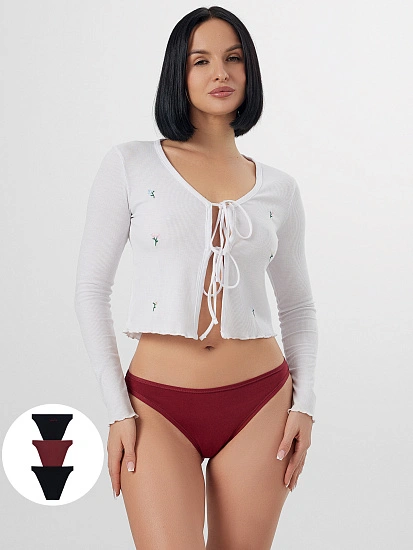 картинка ТРУСЫ ЖЕНСКИЕ (3ШТ.) от магазина стильной одежды Mark Formelle