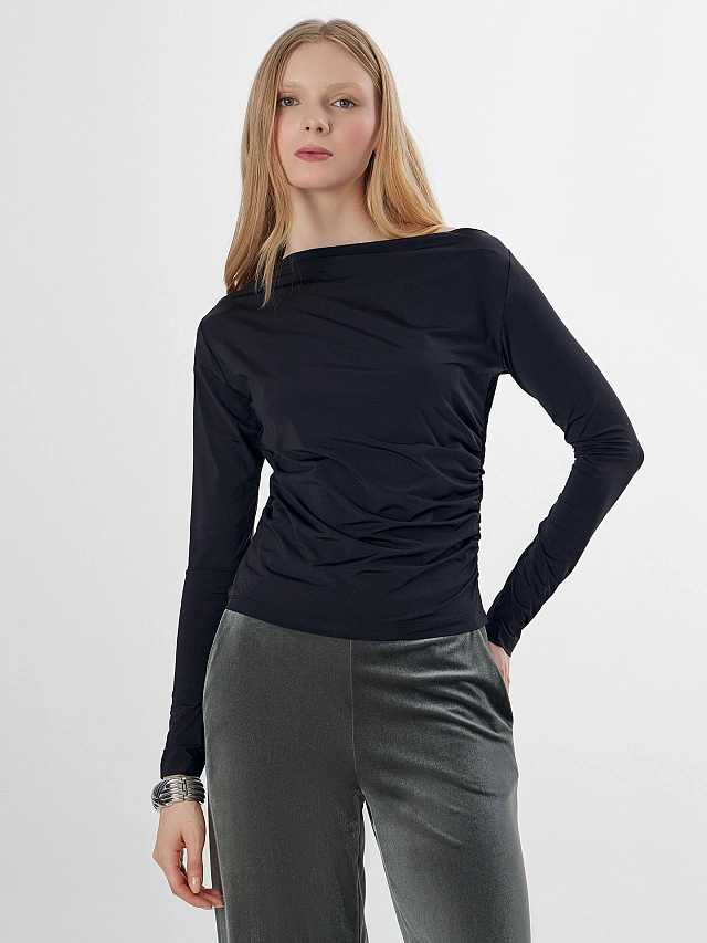 Джемпер женский черный - 6