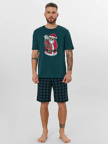 Комплект домашний мужской новогодний