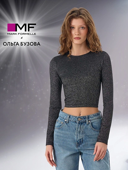картинка Укороченный джемпер женский Mark Formelle x Ольга Бузова от магазина стильной одежды Mark Formelle