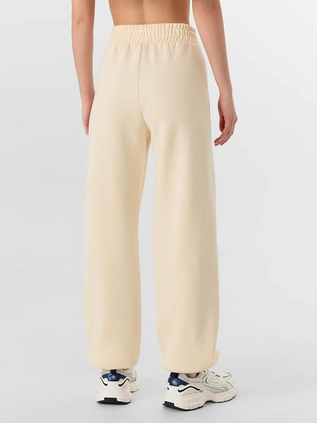 Брюки джоггеры женские бежевые - 2