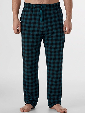 Брюки домашние мужские в клетку