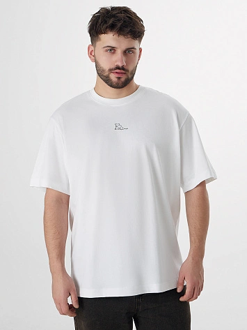 Футболка мужская белая с надписью